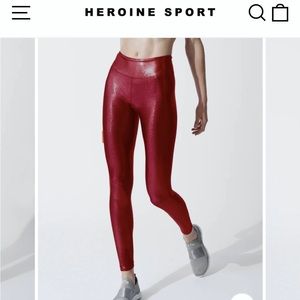Burgandy Marvel Legging
